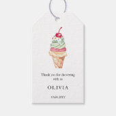 IJscrème Vrijgezellenfeest Hartelijk dank voor het Cadeaulabel (Voorkant)