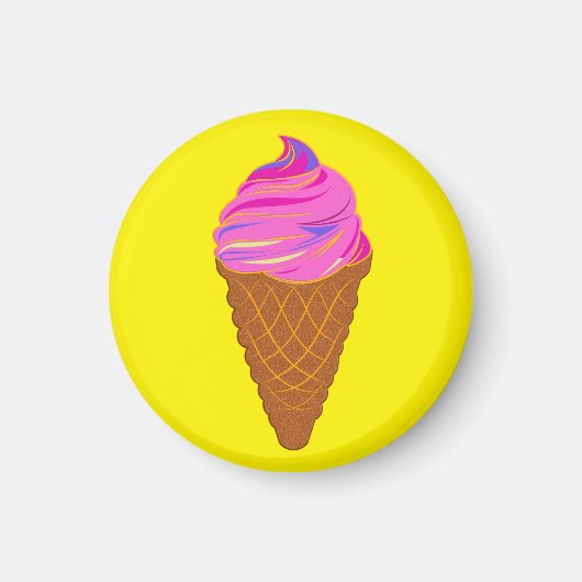 ijscrème zoetigheid   magneet (Voorkant)