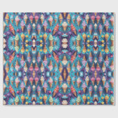 IJscrèmes Kleurrijke kunst Cadeaupapier (Vlak)