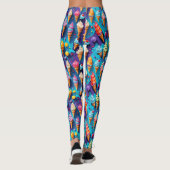 IJscrèmes Kleurrijke kunst Leggings (Achterkant)