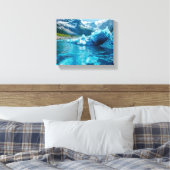 "IJscrisis smelten" Canvas Afdruk (Insitu (Slaapkamer))