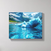 "IJscrisis smelten" Canvas Afdruk (Voorkant)