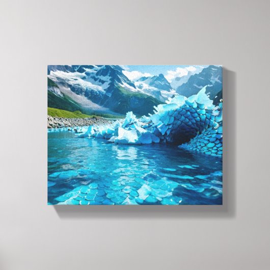 "IJscrisis smelten" Canvas Afdruk (Voorkant)