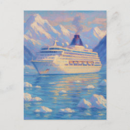 IJscruise - Pastel Schilderstijl Kunst Briefkaart