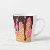 IJscrunchie,Druipende Aardbei Choco Bliss Latte Mok (Rechts)