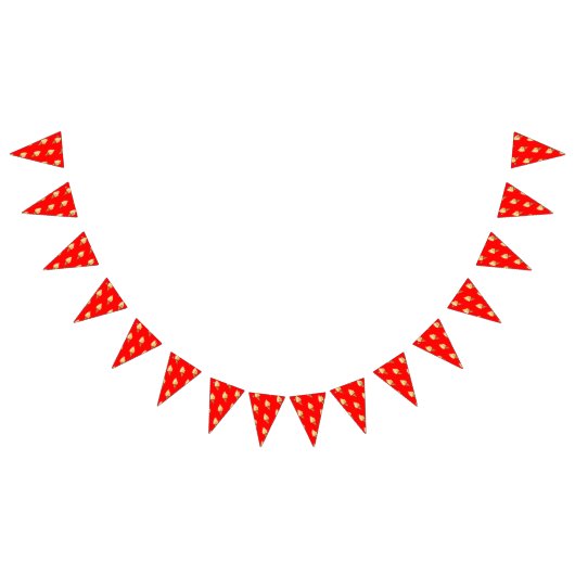 IJscrunchy Levendig rood Vlaggetjes (Alle)