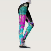 Ijsculptuur foto in Magenta en Teal Leggings (Rechts)