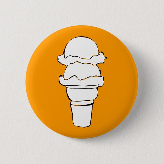 ijscurl ronde button 5,7 cm (Voorkant)