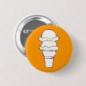 ijscurl ronde button 5,7 cm (Voorkant /achterkant)