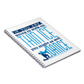 IJsdansen als je op Thin Ice gaat lopen Notitieboek (Rechterzijde)