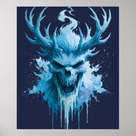 IJsdemon Watercolor Poster