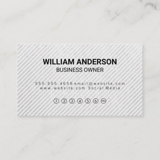 Ijsdesserts Klantenkaartje (Achterkant)