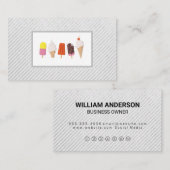 Ijsdesserts Klantenkaartje (Voorkant / Achterkant)