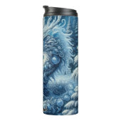 IJsdraak in het winterbos Thermosbeker (Geroteerd rechts)