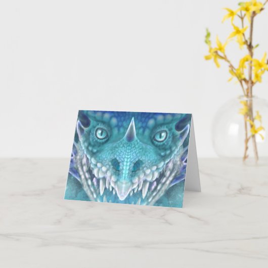 Ijsdraak  kaart (Gele Bloem)