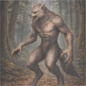 Ijsdraak Sticker – IJzige Mythische Draak (Voorkant)