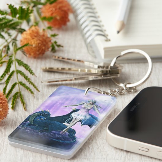 Ijsdraakfee Sleutelhanger (Voorkant Rechts)