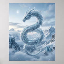 Ijsdrakenpieken Poster
