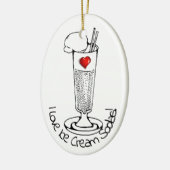 Ijsdrankdag Keramisch Ornament (Links)