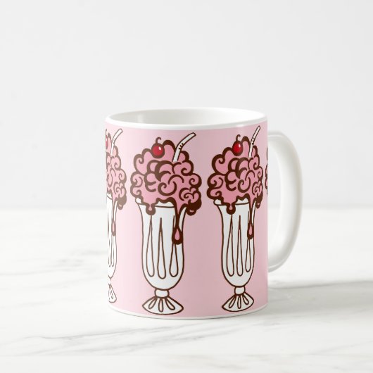 Ijsdrankmok Koffiemok (Voorkant rechts)