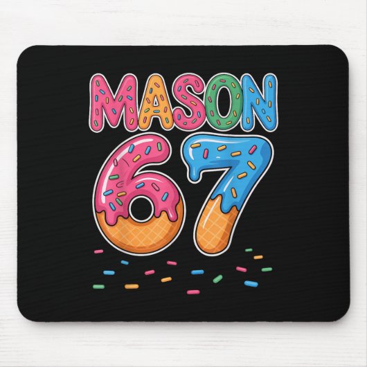 IJsdrip Mason Zes Zeven 6 7 Gen Alpha Jargon Muismat (Voorkant)