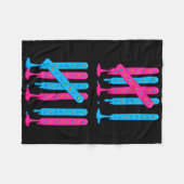 IJsdrip Tally Marks 67 Meme Tellen 6 7 Br Fleece Deken (Voorkant (Horizontaal))