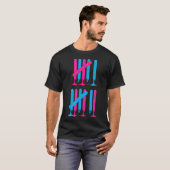 IJsdrip Tally Marks 67 Meme Tellen 6 7 Br T-shirt (Voorkant volledig)