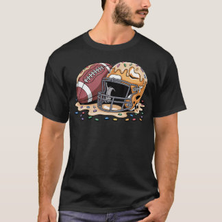 Ijsdruppel American Football Jongens Druppelende L T-shirt