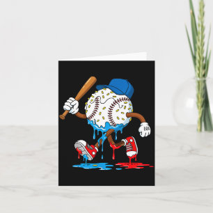Ijsdruppel honkbal T-shirt Honkbal Lifestyle Jonge Kaart