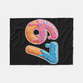 Ijsdruppel Six Seven 6 7 Meme 67 Fleece Deken (Voorkant (Horizontaal))