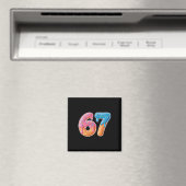 Ijsdruppel Zes Zeven 6 7 Meme 67 Magneet (Insitu (Vaatwasser))