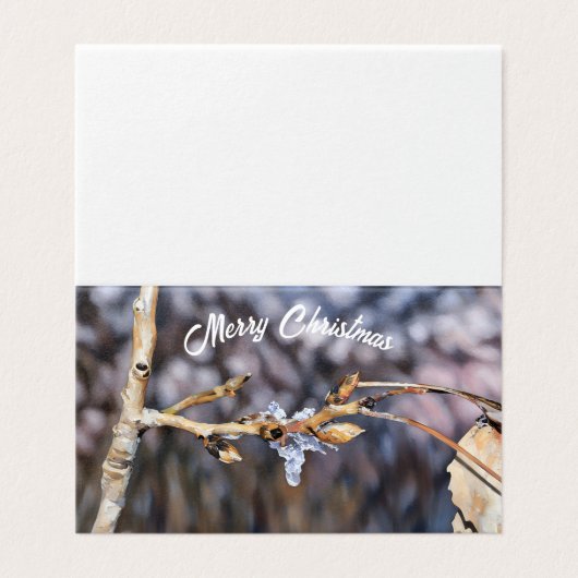 ijsdruppels kaart (Buitenkant ongevouwen)