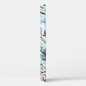 Ijselijk Bedroefd Winter Gestreept Gepersonaliseer Case-Mate iPhone Case (Achterkant / Rechts)