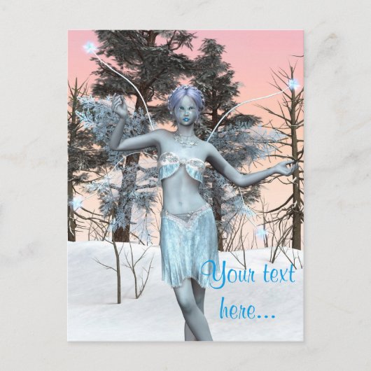 Ijsfee Briefkaart (Voorkant)