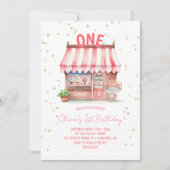 IJsfeest 1e verjaardag Kaart (Voorkant)