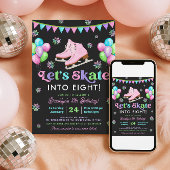 Ijsfeest Verjaardagsuitnodiging Kaart