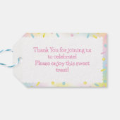 Ijsfeestje Afstudeerfeest Cadeaulabel (Achterkant Horizontaal)