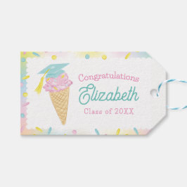 Ijsfeestje Afstudeerfeest Cadeaulabel