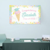 Ijsfeestje Afstudeerfeest Spandoek (Beurs)