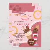 Ijsfeestje Kaart (Voorkant / Achterkant)