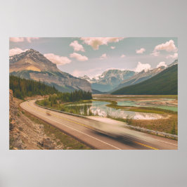 IJsfeld Parkway-weg Poster