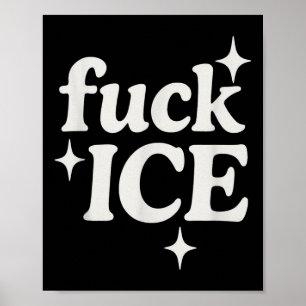 IJsfusieprotest immigratieactivist voor I Poster