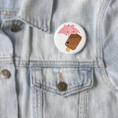 ijsgroen ronde button 5,7 cm (In situ)