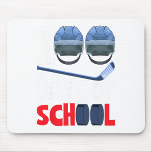 IJshockey 100 dagen naar school 100ste dag op scho Muismat
