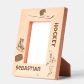 Ijshockey Aangepaste naam Gegraveerde Lijstjes (Links)