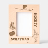 Ijshockey Aangepaste naam Gegraveerde Lijstjes (Voorkant)