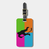 ijshockey bagagelabel (Voorkant verticaal)