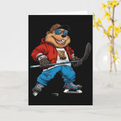 IJshockey Bever  Kaart (Gele Bloem)