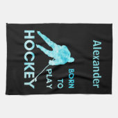 IJshockey-bladeabsorberende handdoek, geboren uit  Theedoek (Horizontaal)