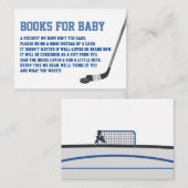IJshockey boeken voor Baby Kaart (Voorkant / Achterkant)